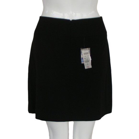 new CACHE Skirt, 30" Waist, Beaded waist, Back zip, Black, Mini, Lined - Picture 5 of 12